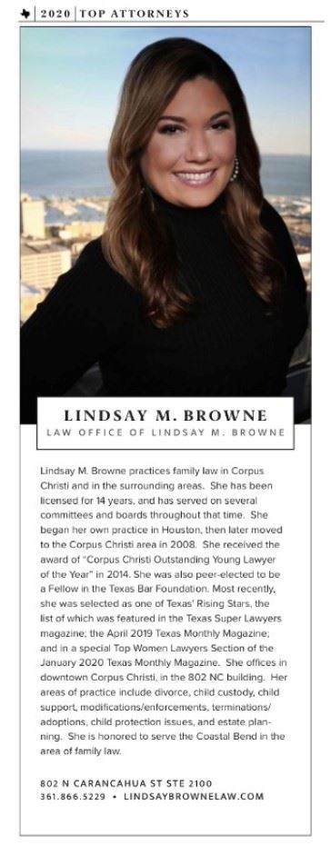 2020 Top Attorneys Lindsay M. Browne 