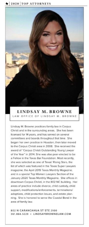 2020 Top Attorneys Lindsay M. Browne 